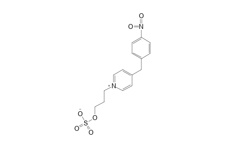 1-(3-hydroxypropyl)-4-(p-nitrobenzyl)pyridinium hydroxide, hydrogen sulfate, inner salt