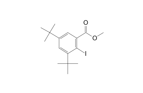 3,5-di-tert-butyl-2-iodobenzoic acid, methyl ester