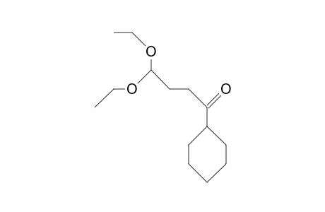 1-Butanone, 1-cyclohexyl-4,4-diethoxy-