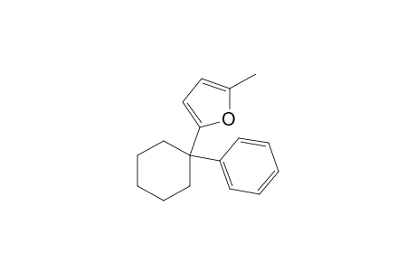 2-Methyl-5-(1-phenylcyclohexyl)furan