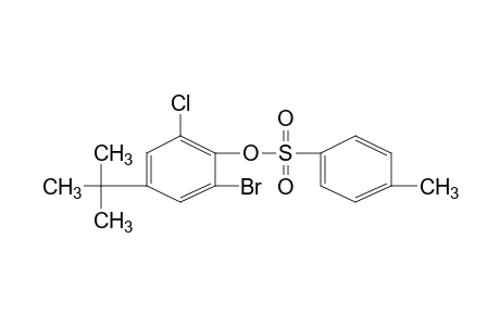 2-bromo-4-tert-butyl-6-chlorophenol, p-toluenesulfonate