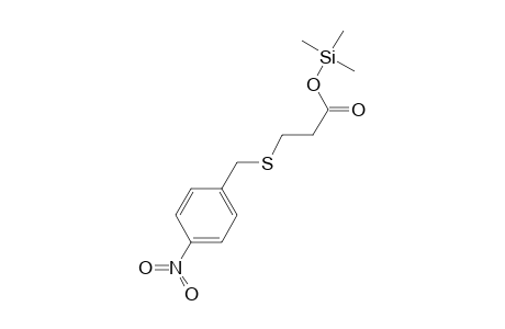 3-[(4-Nitrobenzyl)sulfanyl]propanoic acid, tms derivative