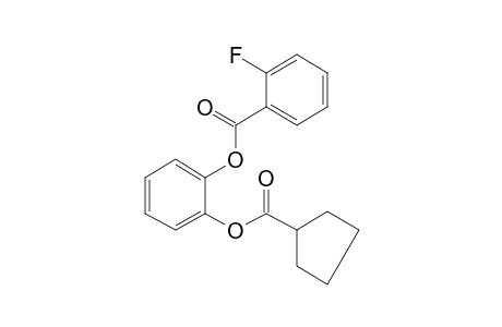 1,2-Benzendiol, o-cyclopentanecarbonyl-o'-(2-fluorobenzoyl)-