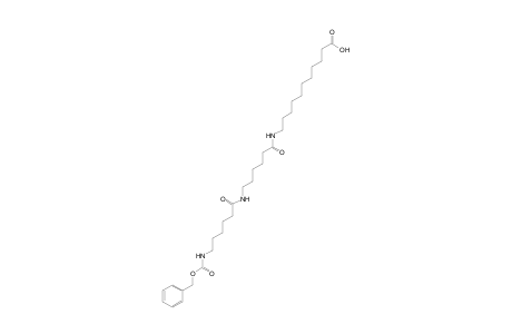 11-{6-[6-(Carboxyamino)hexanamido]hexanamido}undecanoic acid, benzyl ester