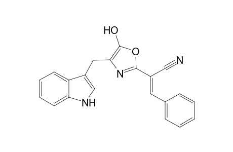 2-[4-(1H-Indol-3-yl)methyl-5-hydroxyoxazol-2-yl]-3-phenylacrylonitrile