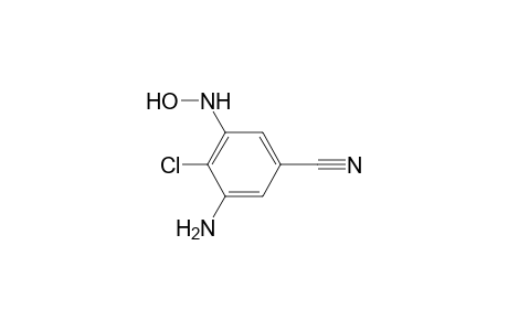 3-Amino-4-chloro-5-(hydroxyamino)benzonitrile