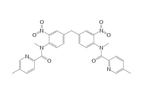 bis{3-Nitro-4-[methyl(5'-methylpyridin-2'-yl)carbonylamino]phenyl}-methane