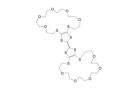 23-(5,8,11,14,17-pentaoxa-2,20,22,24-tetrathiabicyclo[19.3.0]tetracos-1(21)-en-23-ylidene)-5,8,11,14,17-pentaoxa-2,20,22,24-tetrathiabicyclo[19.3.0]tetracos-1(21)-ene