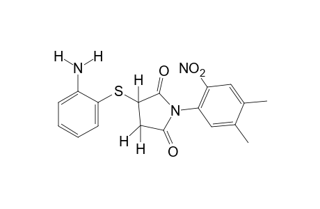 2-[(o-aminophenyl)thio]-N-(6-nitro-3,4-xylyl)succinimide