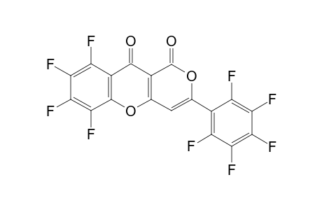 1-Oxo-3-(pentafluorophenyl)-1H-pyrano[4,3-b]-6,7,8,9-tetrafluorochromone