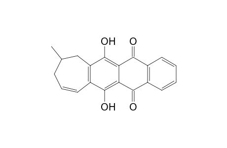 6,12-dihydroxy-8-methyl-5,8,9,13-tetrahydro-7H-cyclohept[b]anthracene-5,13-dione