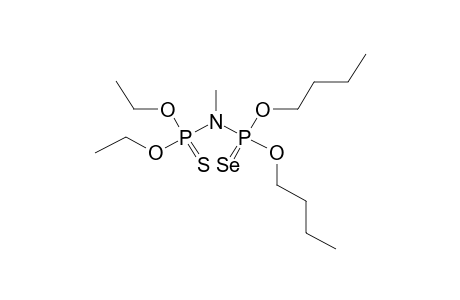 DIBUTYL N-METHYL-N-DIETHOXYTHIOPHOSPHINYLAMIDOSELENOPHOSPHATE