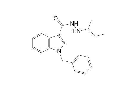 1-benzylindole-3-carboxylic acid, 2-sec-butylhydrazide