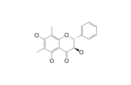 (2-S,3-S)-2,3-TRANS-5,7-DIHYDROXY-6,8-DIMETHYLDIHYDROFLAVONOL