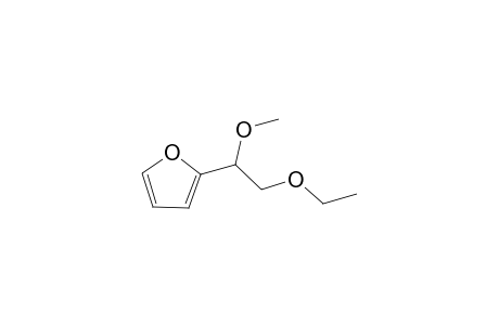 2-(2-Ethoxy-1-methoxy-ethyl)furan