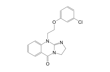 imidazo[2,1-b]quinazolin-5(3H)-one, 10-[2-(3-chlorophenoxy)ethyl]-2,10-dihydro-