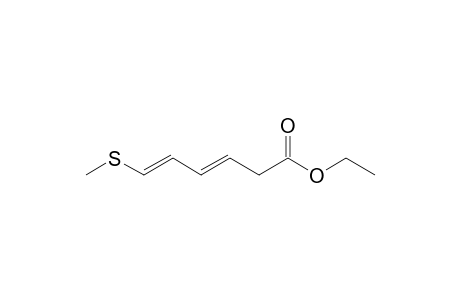 Ethyl 6-methylthio-3E,5E-hexadienoate