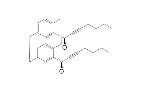 4,13-bis(1'(S)-Hydroxy-2'-hexyn-1'-yl)-[2.2]paracyclophane