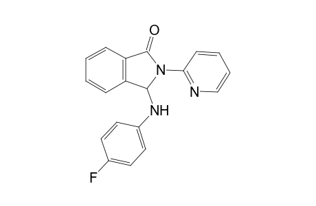 1H-isoindol-1-one, 3-[(4-fluorophenyl)amino]-2,3-dihydro-2-(2-pyridinyl)-