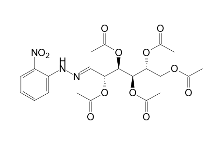 D-mannose, o-nitrophenylhydrazone, pentaacetate