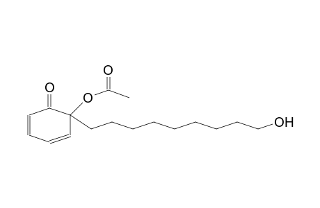 2,4-CYCLOHEXADIEN-1-ONE, 6-(ACETYLOXY)-6-(9-HYDROXYNONYL)-