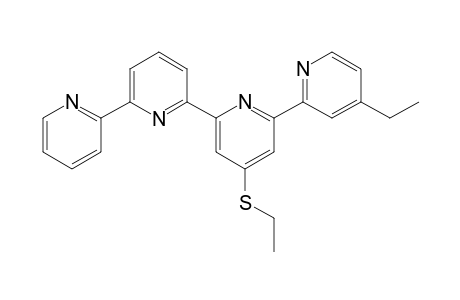 4-Ethyl-4'-(ethylthio)-2,2' ; 6',2" : 6'',2'''-quaterpyridine