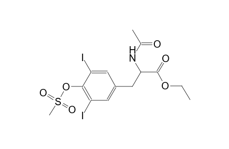 ethyl 2-(acetylamino)-3-{3,5-diiodo-4-[(methylsulfonyl)oxy]phenyl}propanoate