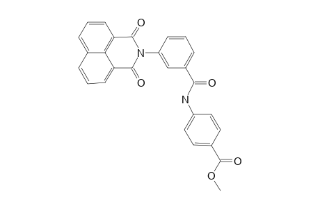 4-[3-(1,3-Dioxo-1H,3H-benzo[de]isoquinolin-2-yl)-benzoylamino]-benzoic acid methyl ester