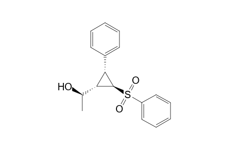 (1R*,2R*,3S*,1'R*) 1-(1-Hydroxyethyl)-2-(phenylsulfonyl)-3-phenylcyclopropane