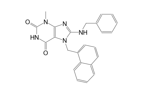 8-(benzylamino)-3-methyl-7-(1-naphthylmethyl)-3,7-dihydro-1H-purine-2,6-dione