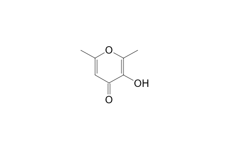 4H-Pyran-4-one, 3-hydroxy-2,6-dimethyl-