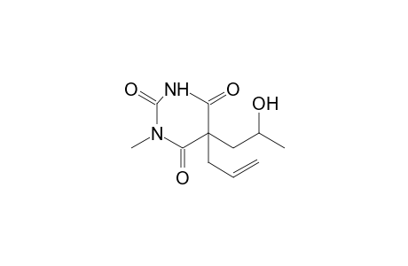 5-allyl-5-(2-hydroxypropyl)-1-methylbarbituric acid, isomer