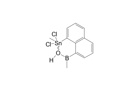 1-(DICHLOROMETHYLSTANNYL)-8-(HYDROXYMETHYLBORYL)-NAPHTHALENE