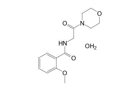 N-[(morpholinocarbonyl)methyl]-o-anisamide, hydrate