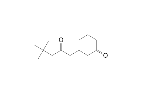 3-(4,4-Dimethyl-2-oxopentyl)cyclohexanone