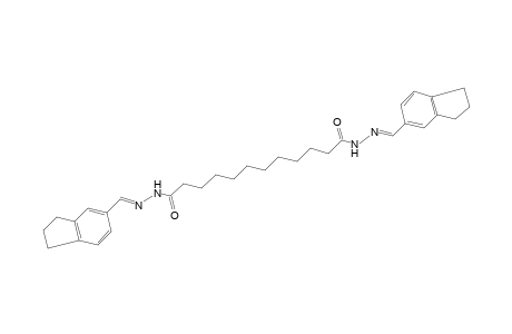 DODECANEDIOIC ACID, BIS{[(5-INDANYL)METHYLENE]HYDRAZIDE