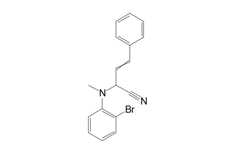 2-(N-Methyl-o-bromoanilino)-4-phenyl-3-butenenitrile