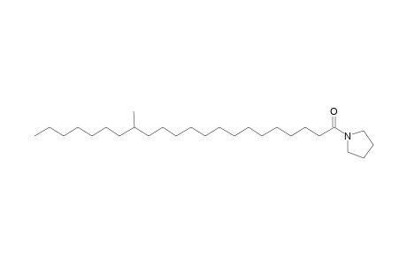 15-Methyl-docosanoic acid, pyrrolidide