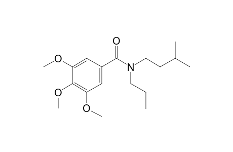 Benzamide, 3,4,5-trimethoxy-N-propyl-N-(3-methylbutyl)-