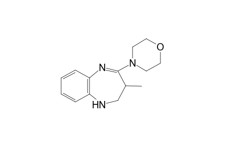 3-methyl-4-(4-morpholinyl)-2,3-dihydro-1H-1,5-benzodiazepine