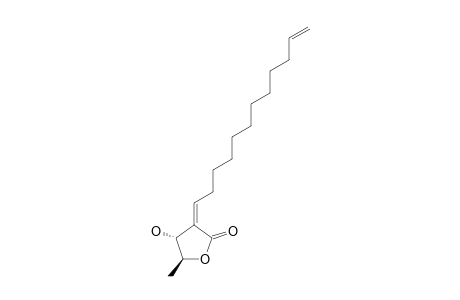 (+)-(2-Z,3-R,4-S)-2-(DODEC-11-ENYLIDENE)-3-HYDROXY-4-METHYLBUTANOLIDE