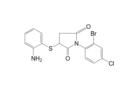 2-[(o-aminophenyl)thio]-N-(2-bromo-4-chlorophenyl)succinimide