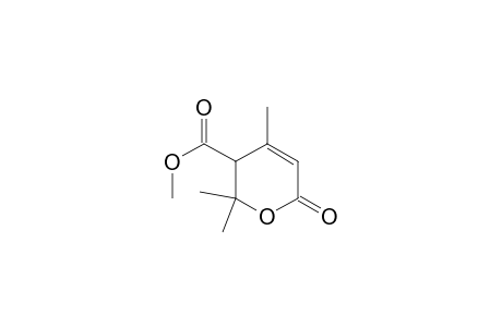 2,2,4-trimethyl-6-oxo-3H-pyran-3-carboxylic acid methyl ester