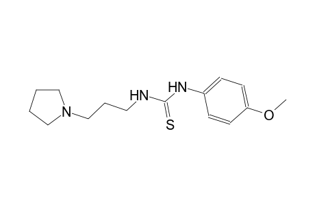 thiourea, N-(4-methoxyphenyl)-N'-[3-(1-pyrrolidinyl)propyl]-