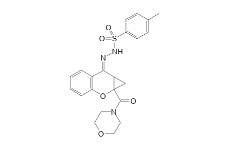 (E)-4-Methyl-N'-(1a-(morpholine-4-carbonyl)-1a,7adihydrocyclopropa[b]chromen-7(1H)-ylidene)benzenesulfonohydrazide