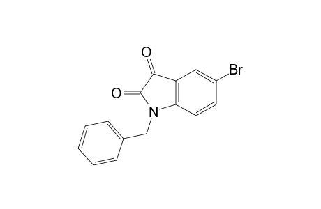 1H-Indole-2,3-dione, 5-bromo-1-(phenylmethyl)-