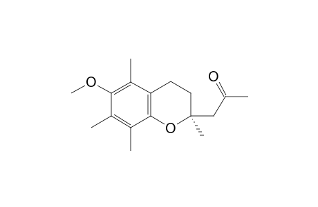 (S)-1-(6-Methoxy-2,5,7,8-tetramethylchroman-2-yl)propan-2-one