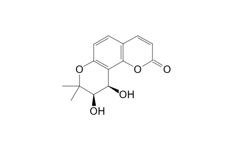 (9R,10R)-9,10-Dihydro-9,10-dihydroxy-8,8-dimethyl-2H,8H-benzo[1,2-b:3,4-b']dipyran-2-one