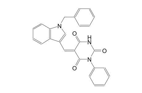 (5E)-5-[(1-benzyl-1H-indol-3-yl)methylene]-1-phenyl-2,4,6(1H,3H,5H)-pyrimidinetrione