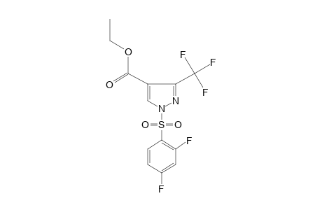 1-[(2,4-difluorophenyl)sulfonyl]-3-(trifluoromethyl)pyrazole-4-carboxylic acid, ethyl ester